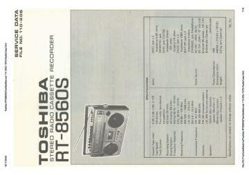 Toshiba-RT 8560S(ToshibaManual-110 205)-1979.RadioCass preview
